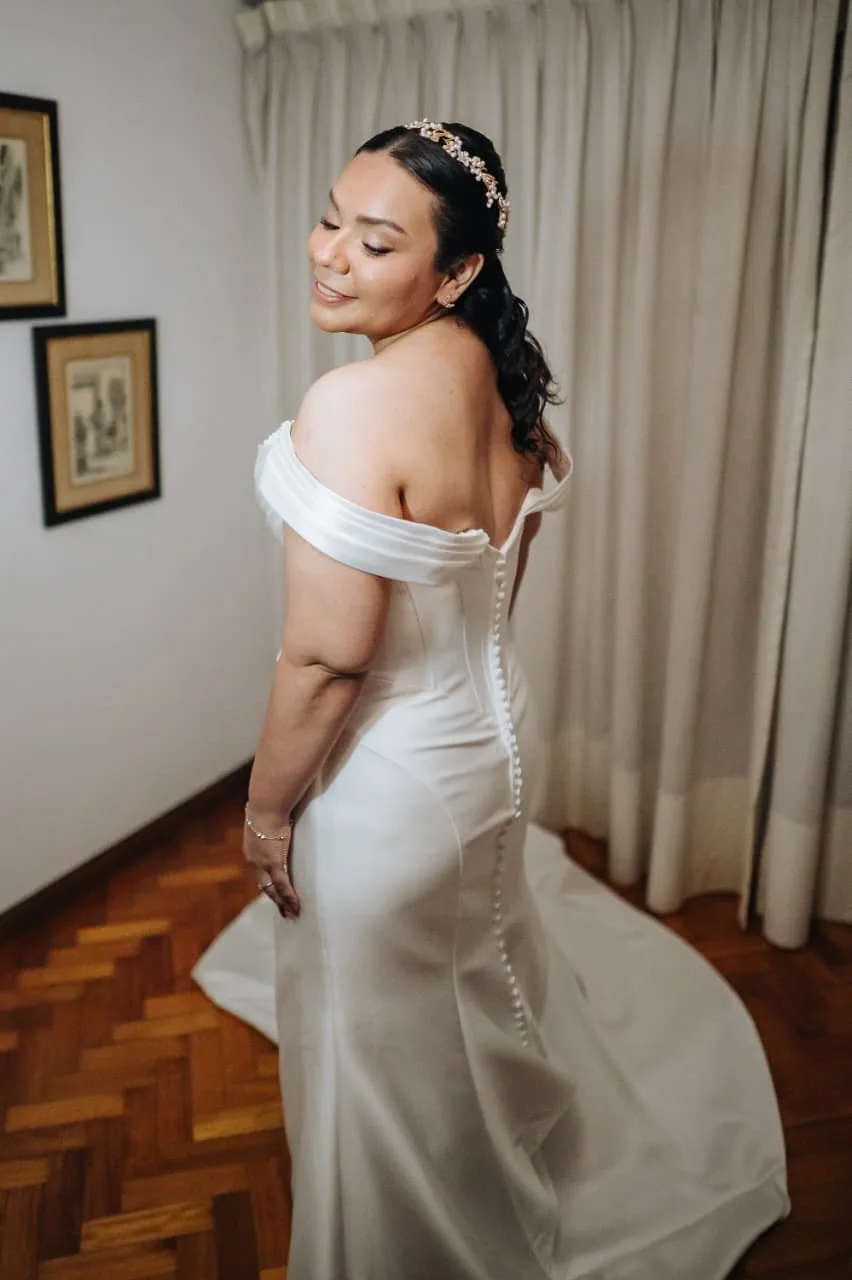 Novia lista para su boda — CBM Estudio